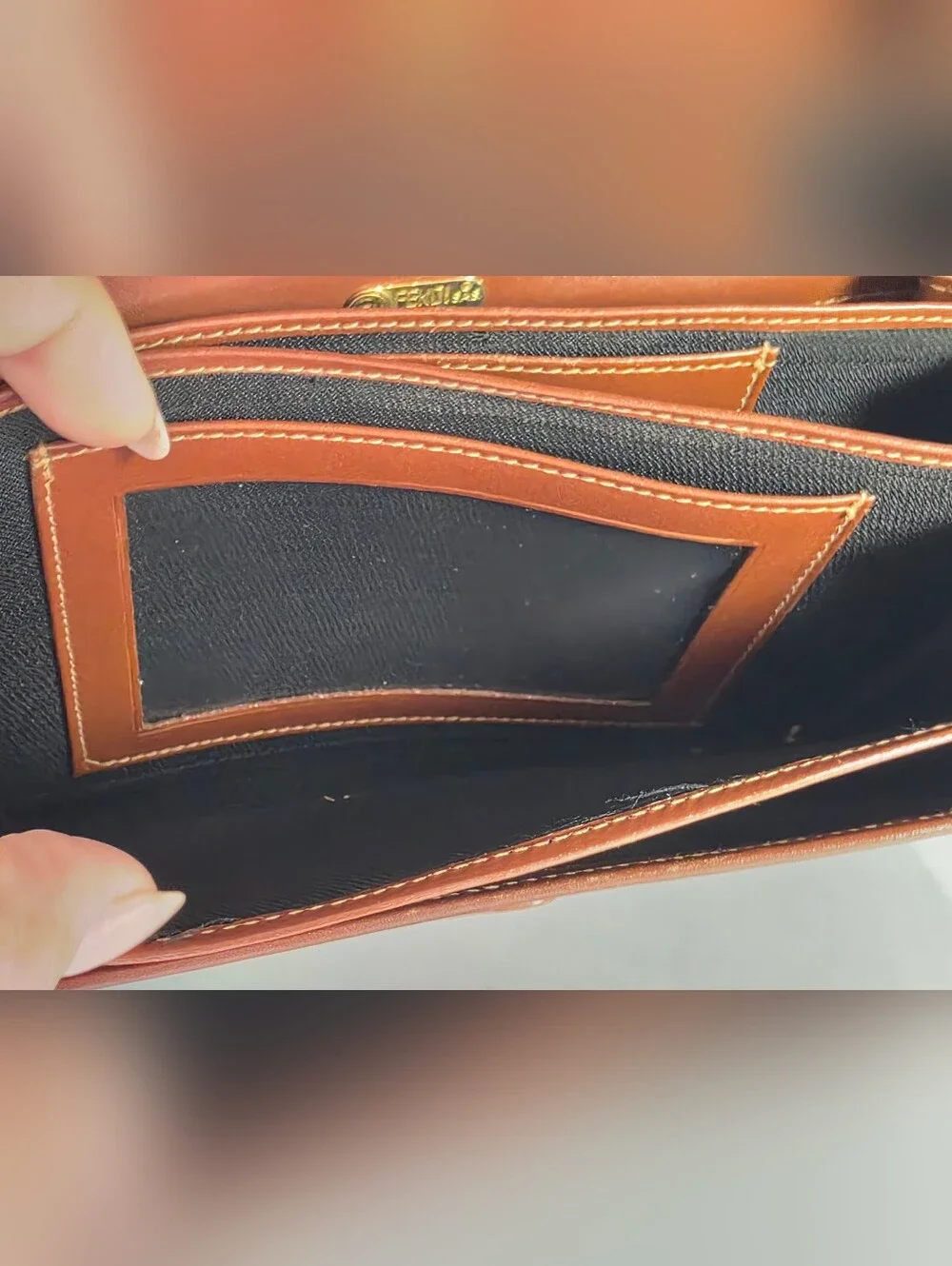 Vintage Fendi Continental Clutch